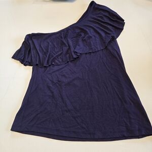 Lemon Tart One-Shoulder With Ruffle‎ Top